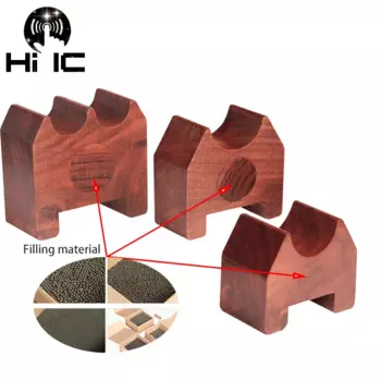 HiFi Audio ореховая Хрустальная розетка стандартная поддерживающая подставка для кабеля динамика держатель трест изолирующая амортизационная подставка для ног