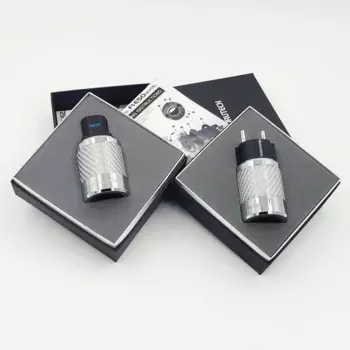HiFi Schuko Plug Furutech FI-E50 / FI-50 (R) NCF адаптер питания, родиевый высококачественный корпус 15A 125V