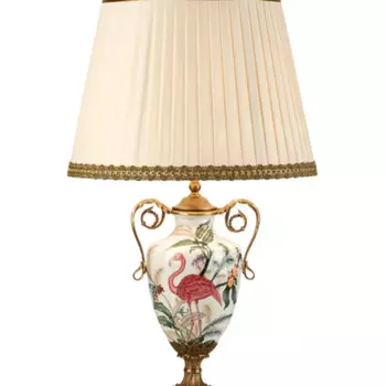 Роскошная домашняя мебель, мягкая мебель, лампы, гостиная, спальня, настольная лампа с фламинго