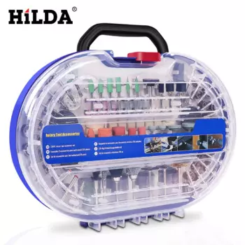 HILDA 276 шт. набор вращающихся инструментов для Dremel Аксессуары для вращающихся инструментов для шлифовки полировки режущих абразивных Инструментов Наборы