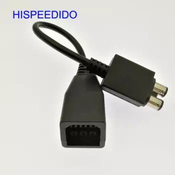 HISPEEDIDO 10 шт. высококачественный черный адаптер питания переменного тока для Microsoft Xbox 360 на Xbox 360 тонкий игровой кабель