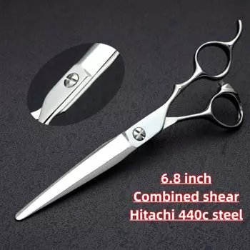 Hitachi сталь 440c Парикмахерские ножницы Профессиональные парикмахерские ножницы Набор из 6,1-6,5-6,8 дюймов Высококачественные аксессуары для парикмахерской
