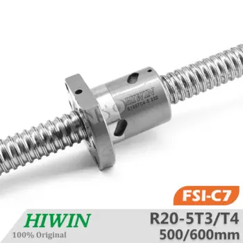 HIWIN FSI 2005 шариковый винт C7 резьбовой вал 500 600 мм R20 свинцовый 5 мм CNC части Профессиональный Высокая точность Эффективность эффективность SFU шпинделя