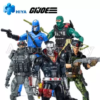 HIYA 1/18 4-дюймовая фигурка изысканная мини-серия G.I.JOE Firefly Commander Destro Flint Beach Head аниме для подарка