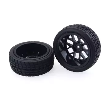 Hobbysoul 4 шт. Новинка RC 1:10 на дороге плоские автомобильные шины диски шестигранные 12 мм