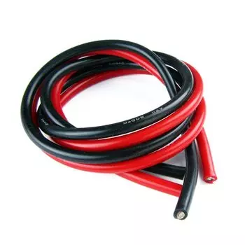 Hoenvesta силиконовые провода 10 шт., 8-30 AWG, красный и черный