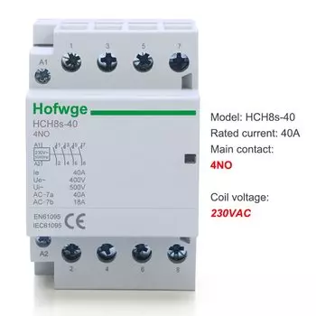 HOFWGE HCH8s-63 Модульный контактор 63А