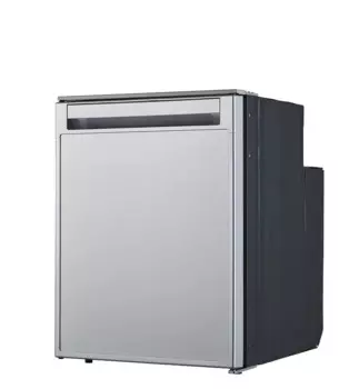 Холодильник Coolride для яхты объемом 80 л, 12В/24В, защита от коррозии, холодильник с компрессором, серебристый