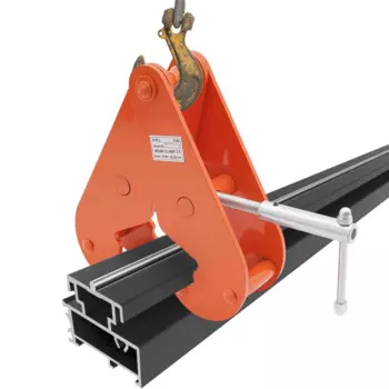 Хомут балка, 2200lbs/1ton грузоподъемность I-Beam, хомут 2,9-8,6 дюйма, открывающийся фланец, широкодиапазонный хомут балка для подъема такелажа
