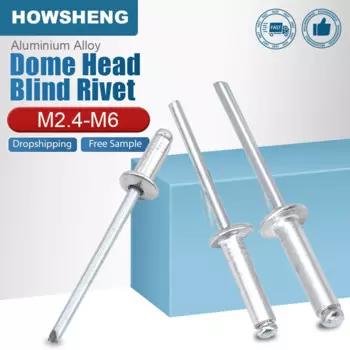 Заклепки HOWSHENG алюминиевые M2.4 M3.2 M4 M4.8 M6