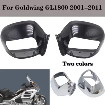 Хром мотоцикл боковое зеркало заднего вида Корпус чехол для Honda GL1800 GOLDWING 2001-2011