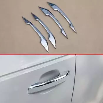Хромированные накладки на дверные ручки для 2016 2017 2018 2019 2020 Audi A4 B9 Sedan Avant Allroad A5 F5 Q5 FY