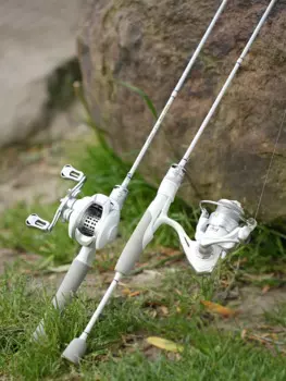 HUATTON-Carbon Fishing Rod, белая дорожная спиннинговая удочка, литье, сверхлегкая карповая удочка, приманка для реки, 1,68 м, 1,8 м, 2,1 м, 2,4 м, UL
