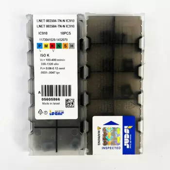 HUAZHICHUN 10 шт. LNET 083504-TN-N IC910 токарный станок с ЧПУ Режущий инструмент токарная вставка