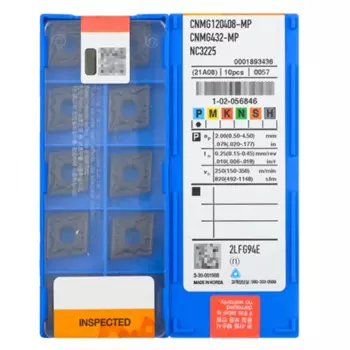 HUAZHICHUN CNMG 120408-MP NC3225 карбидный токарный станок с ЧПУ резьбовые Токарные Вставки для резьбы поворотный держатель инструмента