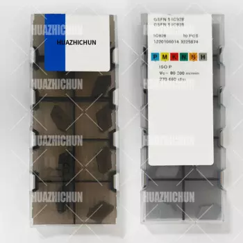 HUAZHICHUN GSFN 5 IC928 токарный станок с ЧПУ, индексируемая твердосплавная фрезерная токарная вставка