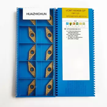 HUAZHICHUN VCMT160408-GP GM1125, карбидные вставки, фрезерный резец