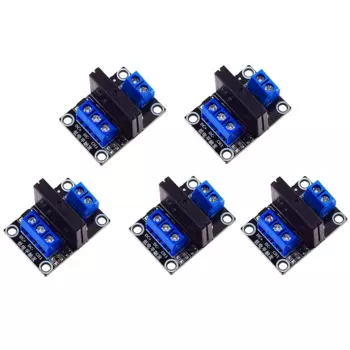 HW-883 1-канальный модуль твердотельного реле низкого уровня 5 В с предохранителями твердотельное реле 250 В 2 А