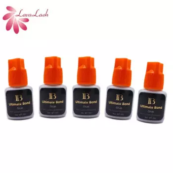 i-beauty IB Ultimate Bond Клей 5 мл Индивидуальный быстросохнущий клей для наращивания ресниц Удержание клей 4-6 недель 5 бутылок