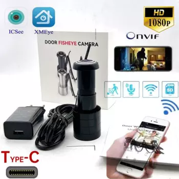 GENIUSPY Wi-Fi дверной глазок 1080P