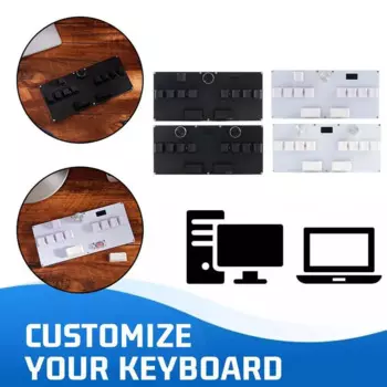 Игровая клавиатура CM51 SayoDevice OSU OUTEMU/Gateron, быстрая клавиатура с магнитной осью, с ручкой, экран для копирования, наклейка, дробовик
