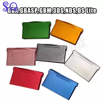 Игровая консоль GBA металлический корпус для карт, несколько цветов, для GBASP/GBM/3DS/NDS/DS Lite