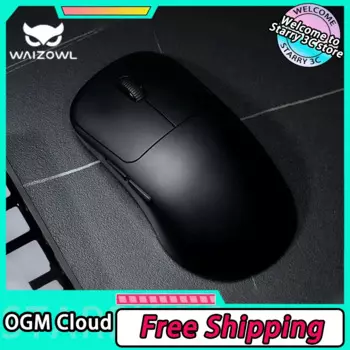 Игровая мышь Waizowl OGM Cloud 3950, 8k, три режима, Bluetooth, беспроводная, Скандинавская легкая мышь 52840, настраиваемый аксессуар для ПК