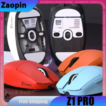 Игровая мышь Zaopin Z1Pro PAW3395 24600DPI, легкие 2,4G Беспроводные мыши для ноутбука, ПК, Mac, аксессуары для девочек, игровые мыши, подарки
