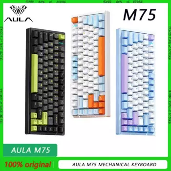 Игровая Проводная клавиатура для офиса, с алюминиевой подсветкой