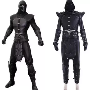 Игровой костюм ниндзя Noob Saibot, костюм для косплея, униформа черного бойца, Мужская Боевая одежда для Хэллоуина, карнавала, детской одежды