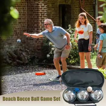 Игровой набор Boules с гравировкой, светоотражающий металлический петанк, уникальные элегантные игры Petanque Boules для активного отдыха, развлечения