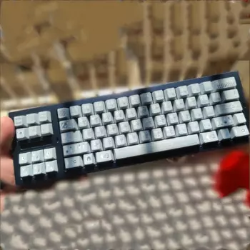 Игровые клавиши на заказ Star PBT, механическая клавиатура с краской в виде вишневого профиля, 142 клавиш/комплектов
