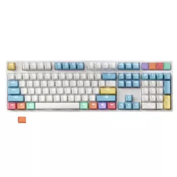 Игровые колпачки для клавиш, прочный колпачок из ПБТ для механической клавиатуры Cherry Mx 108 клавиш, набор ключей с и