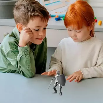 Игрушечная фигурка с 3D принтом, игрушка для снятия стресса, многошарнирная робот, экшн-фигурка, коллекционная фигурка для коллекционеров, Настольная фигурка