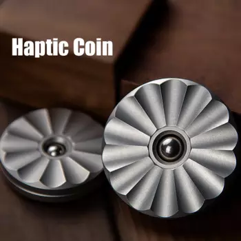 Игрушка для декомпрессии пальцев Haptic Coin, фирменный Спиннер для повседневного использования