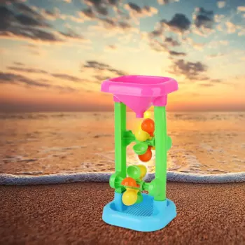 Игрушка-колесо для песка и воды, песочные часы для пляжа на открытом воздухе, детские игрушки для песочницы, пляж