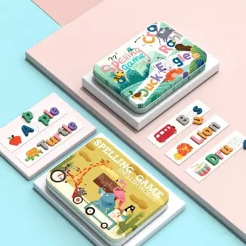 Игры для орфографии для детей, игра-головоломка с алфавитом, набор игрушек, разработчики словарного запаса и навыки орфографии, игрушки для детей ясельного возраста