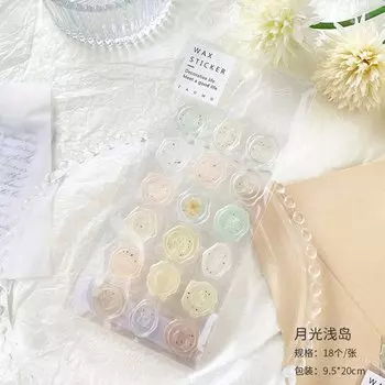 Имитация воска наклейки Pegatinas Kawaii