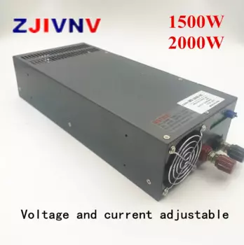 Импульсный источник питания 1500 Вт 2000 Вт DC0-12V Вт 13,8 В 15 в 24 в 27 в 36 в 48 в 60 в 72 в 80 в 110 В 220 В регулируемое напряжение тока