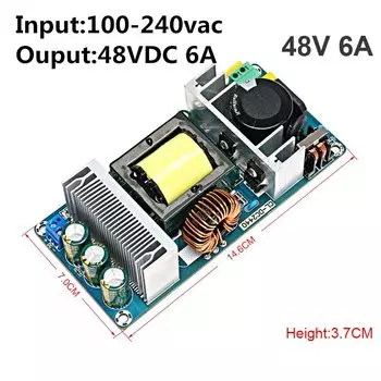 Импульсный источник питания ZJIVNV 48v 6a