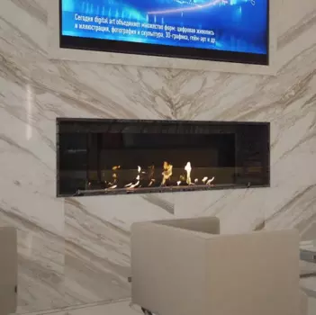 Inno-Fire 30 дюймов Встроенный огонь камин биоэтанол пожарная плита