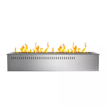 Inno-Fire 36-дюймовый 900 ММЛ серебристый или черный камин с поддержкой alexa, спиртовой дымоход
