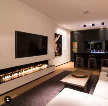 Inno living fire 36-дюймовый камин bio с дистанционным управлением kamin electric