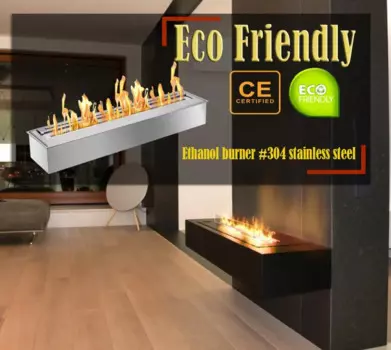 Inno Living Fire 36-дюймовый камин с горелкой, внутренний спиртовой камин