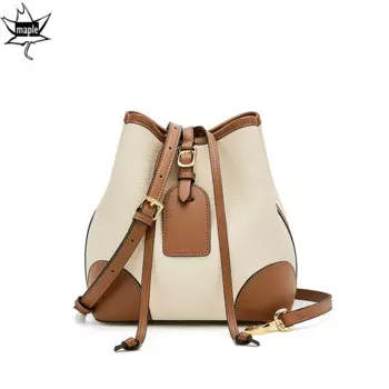 Ins Chic String Close сумка в форме ведра, маленькая Togo женская сумка через плечо из воловьей кожи популярный цвет Универсальная женская сумка через плечо