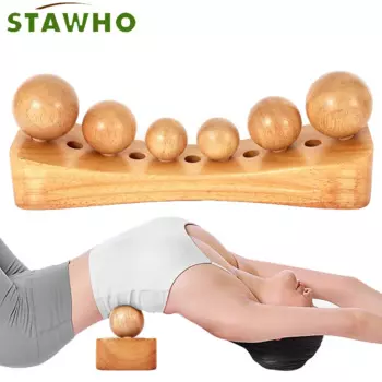 Инструмент Psoas для снятия мышечной ткани, массажер для тела для снятия боли в спине, ТРИГГЕРНАЯ точка, физиотерапия с 6 массажными насадками для снятия усталости