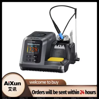 Интегрированная Точная паяльная станция AiXun T413 200 Вт, совместимая с T210/T245/T225, ручка для точной сварки и ремонта