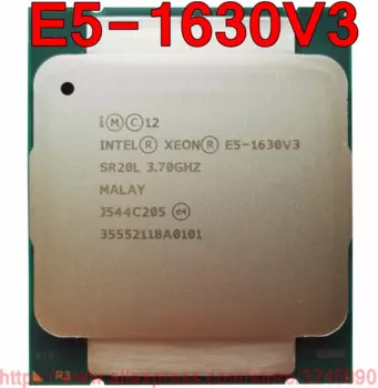 Intel ЦП Xeon E5-1630V3 SR20L 3,70 ГГц 4-ядерный 10M LGA2011-3 V3 процессор E5 1630V3 Бесплатная доставка E5 1630 V3