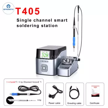 Интеллектуальная паяльная станция Aixun T405 T410, одноканальная статистика T115 T210, ручка для печатной платы мобильного телефона, ремонт быстрого сварки