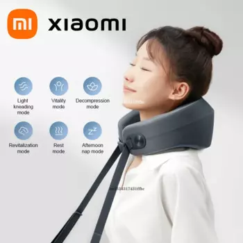 Интеллектуальный массажер для шеи xiaomi Mi mijia, интегрированный Массажер для плеч и шеи, подвесной протектор для шеи, управление через приложение MiHome